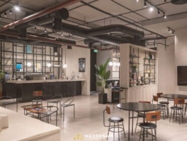 Desain Interior Cafe Industrial